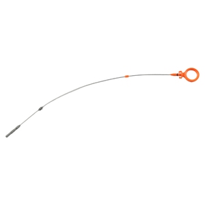 Dipstick oli mesin Orange oranye dan perak 304 Dipstick baja tahan karat 580mm untuk Audi A4 Quattro 2005-2009 06D115611B - Product Image 4