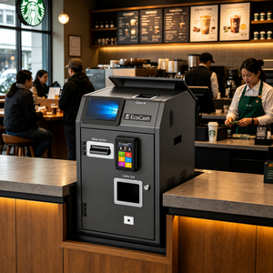 Máquina de Gestión de Efectivo de Autoservicio, Reciclador de Efectivo Automático Inteligente, Aceptación y Cambio de Billetes y Monedas para Tiendas Minoristas - Product Image 5