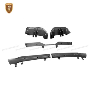 Kit de cuerpo de fibra de carbono seco estilo MP para <span class=keywords><strong>BMW5</strong></span> Series G60 G68 2024 modelo coche labio delantero difusor trasero faldones laterales alerón de maletero - Product Image 5