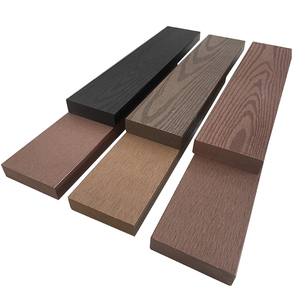 Hiện đại không thấm nước <span class=keywords><strong>WPC</strong></span> rắn gỗ-nhựa Composite bảng mỏng trang trí công viên ghế thanh hàng rào tấm băng ghế dự bị ghế - Product Image 3