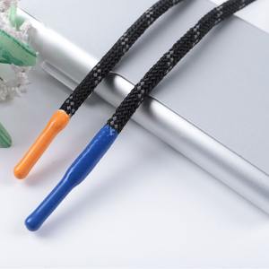 カスタム卸売ポリエステルパーカー衣服ドローストリングバッグコード金属チップ付き - Product Image 4