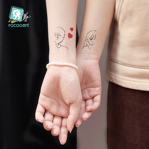 Tatuaggi a cuore di san valentino, tatuaggi temporanei tatuaggi a cuore <span class=keywords><strong>rosso</strong></span> per bambini ragazze ragazzi bomboniere forniture regali scolastici per bambini - Product Image 4