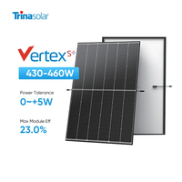 Trina Panneau Solaire Vertex S + TSM-NEG9R.28 430-460W Cadre Noir N-type I-TOPCon Panneau Solaire 430w 435w 440w 445w 450w 4554w 460w