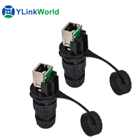 Conector de cable RJ45, conector de arranque CAT5, Cat6, cat7, cat8, cat6a, 6p6c, 8p8c, 10p10c, moldeado IP 68 IP68, tornillo resistente al agua