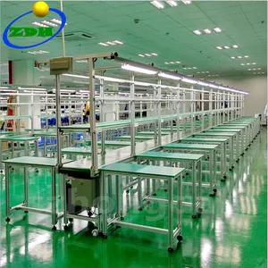 Factory Custom Automatic Belt Conveyor System Assembly Production Line