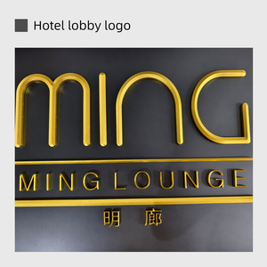 Custom Modern Design Metal Door <strong>Number</strong> Sign Plate Hollow <strong>House</strong> Room Door Signage For Hotels - Product Image 3