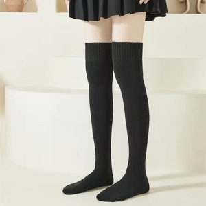 Chuji <b>Women's</b> Over The Knee <b>Socks</b> Terry Fleece Lined Thick Warm High Thigh <b>Compression</b> <b>Socks</b> For Autumn Winter - Product Image 5