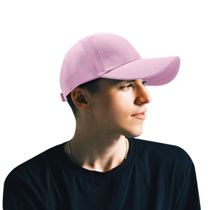 706-Pink <b>Baseball</b> <b>Cap</b> for Men, Classic Plain <b>Baseball</b> Hats Polo Style Hat, Adjustable Sports Casual <b>Cap</b> - Product Image 6