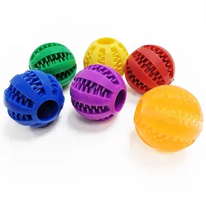 Pet Chew Toys Dog Slow Food Leakage Feeder Ball Cleaning Teeth Ball Toy