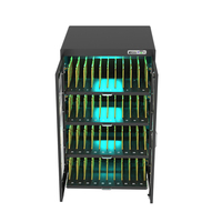 Chariot de recharge pour casque VR 3D, ordinateur portable Chromebook, armoire de recharge avec roulettes, casque VR3D, casque VR, visionneuse VR, armoire de recharge