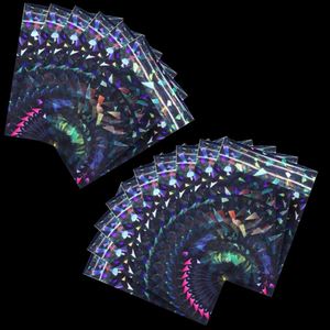 Fundas Protectoras para Tarjetas Coleccionables con Cierre de Clip de Plástico Holográfico FX, con Efecto Láser, Paquete de 50 Unidades - Product Image 6