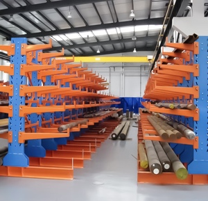 Estantería Cantilever de Acero de Una Sola Cara Nuoteng, Unidad de Almacenamiento Galvanizada con Recubrimiento Electrostático en Polvo, Instalación Enchufable - Product Image 5