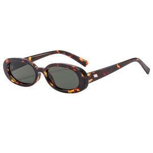 Venta al por mayor Retro <span class=keywords><strong>de</strong></span> moda nuevas gafas <span class=keywords><strong>de</strong></span> sol ovaladas Venta caliente Hombres Mujeres Gafas <span class=keywords><strong>de</strong></span> sol Vintage baratos Gafas <span class=keywords><strong>de</strong></span> sol Gafas - Product Image 3