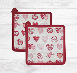 ผ้ารองหม้อกันความร้อนพิมพ์ลายผ้าฝ้ายขายส่งจากโรงงาน รับผลิตตามสั่ง พิมพ์สีได้ตามต้องการ จำหน่ายจำนวนมาก - Product Image 2