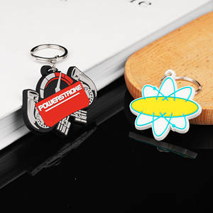 Porte-clés personnalisé 2d 3d en PVC souple Porte-clés logo Porte-clés en caoutchouc souple Porte-clés en silicone Porte-clés personnalisé en caoutchouc - Product Image 1