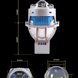 เลนส์โปรเจคเตอร์ S16 Biled ความสว่างสูง ขนาด 3.0 นิ้ว ของแท้ พร้อมเลนส์ไฟสูง-ต่ำ สำหรับดัดแปลงไฟหน้า - Product Image 4