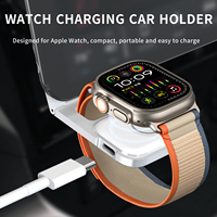 Support de chargeur de montre sans fil magnétique rotatif et pliable en alliage d'aluminium 5W anti-tremblement pour bureau – Vente directe usine