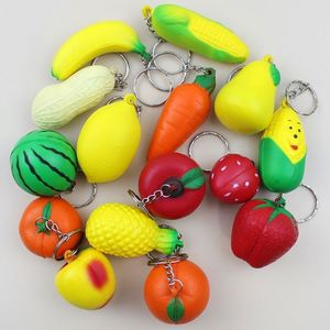 Llavero de Limón Amarillo Brillante, Aromático, de Espuma PU de Levantamiento Lento, Juguete de Fruta para Regalos Promocionales Refrescantes - Product Image 3
