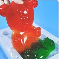 Vente en gros ours géant en gomme, bonbons doux de haute qualité, gros ours bonbons délicieux