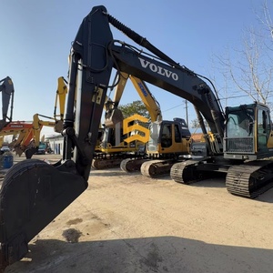 Excavatrice hydraulique sur chenilles Volvo 210 d'occasion de haute qualité pour la construction, transport gratuit, moteur, pompe, engrenages - Product Image 1