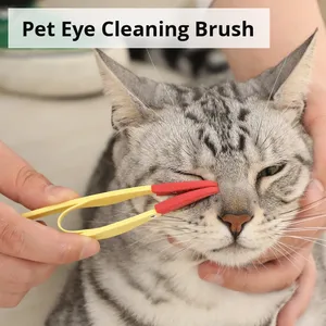 Nuevo Limpiador de Ojos para Mascotas, Moderno, Ecológico, de Plástico, con Cepillo Suave de Clip para <span class=keywords><strong>Perros</strong></span> y Gatos, Toallitas para Eliminar Manchas de Lágrimas - Product Image 2