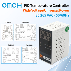 Controlador de Temperatura Digital PID Serie TCN4 OMCH, Termostato Inteligente 48x48 72x72 96x96 48x96mm para Horno y Máquina de Inyección - Product Image 4