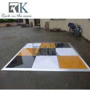 4x4ft Dance Floor Panels Portable Dance Flooring with Aluminum Edges for Outdoors Indoors - Product Image 2