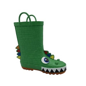 Bottes de pluie transparentes en Pvc et caoutchouc pour enfants, design imperméable - Product Image 1