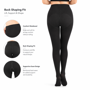 Medias de Compresión Opacas Personalizadas para Maternidad, Pantimedias de Soporte para la Barriga, para Mujeres Embarazadas - Product Image 5
