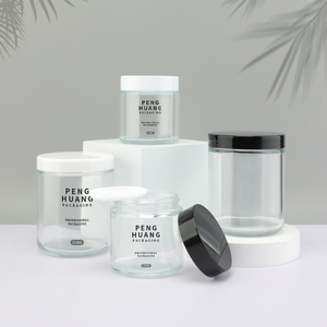 120g 250g mới đến rõ ràng Mặt Kem container rỗng Kính mỹ phẩm Jar với nắp nhựa màn hình in chất lượng cao - Product Image 4