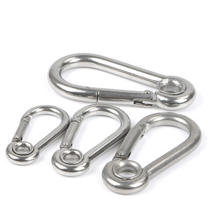 คาราบิเนอร์สแตนเลสแบบวิซาร์ดส์ M4 ถึง M12 พร้อมห่วงสำหรับเชื่อมต่อและยึดเฟอร์นิเจอร์ภายในบ้าน - Product Image 2