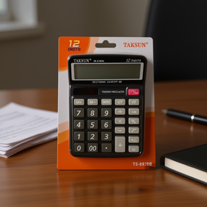 Calculadora Electrónica Taksun de 12 Dígitos con Función de Impuestos para Uso de Escritorio - Product Image 3