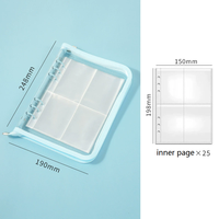 Autocollant organisateur classeur autocollant stockage Album A5 autocollant livre collecte Album pour la collecte réutilisable support livre