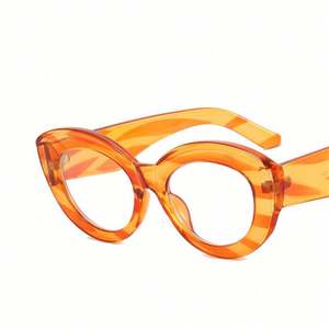 Nouvelles Lunettes Optiques Anti-Lumière Bleue Vintage 2023 pour Femmes et Hommes, Montures Transparentes, Style Œil de Chat, Lunettes d'Ordinateur - Product Image 4
