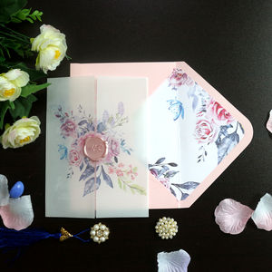 Cartes de mariage, Blush, translucide, élégant, <span class=keywords><strong>aquarelle</strong></span> - Product Image 3