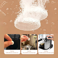 Tablettes de détartrage écologiques pour machine à café, 50-80% d'ingrédients actifs, tablettes de nettoyage efficaces pour machine à expresso