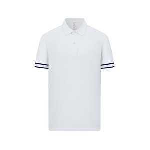 เสื้อโปโลผู้ชายผ้าคอตตอนผสมน้ำหนักปานกลาง 210 กรัม แบบกำหนดเอง รับผลิตแบบ OEM ODM แขนสั้น คอปก ป้ายยี่ห้อส่วนตัว - Product Image 1