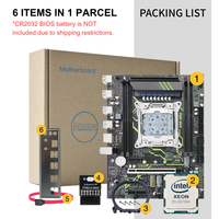 Nouveau Kit Combo PANDL X99 TPM2.0 Intel Xeon E5 2673 V4 – Prise en charge du démarrage sécurisé Win11, 4x DDR4 ECC RAM, Combo Carte Mère X99