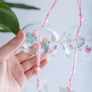1 pezzo <span class=keywords><strong>campane</strong></span> del vento nuovo <span class=keywords><strong>vetro</strong></span> fatto a mano campanello del vento regalo <span class=keywords><strong>di</strong></span> compleanno <span class=keywords><strong>di</strong></span> natale decorazione per la casa campanelli del vento stile giapponese - Product Image 2