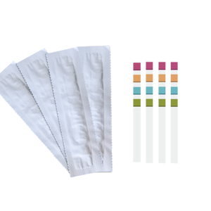Bandelettes de test de bloc de quatre couleurs pH corporel étendu papier de test d'urine <span class=keywords><strong>salivaire</strong></span> avec 30 pièces - Product Image 3