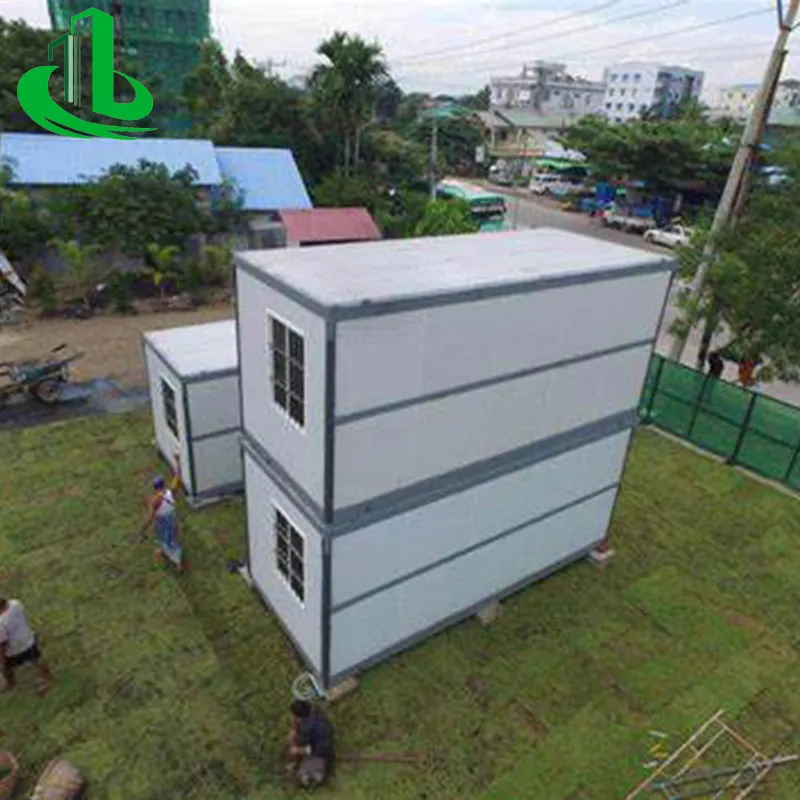 Nhanh chóng xây dựng có thể gập lại container thép cấu trúc xây dựng Container 3 phòng ngủ phẳng gói có thể tháo rời nhà