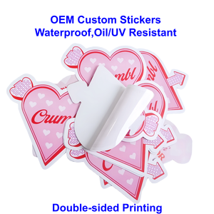 Etiquetas Adhesivas de Vinilo de Doble Cara Personalizadas, Directas de Fábrica, Resistentes al Agua y al Aceite - Product Image 1