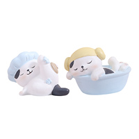 Boîtes Mystères de la Série Kawaii Chat au Bain : Figurines de Collection Thème Animaux Meow Meow Bathhouse