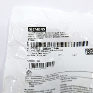 Thương hiệu Mới Siemens Flush push button 22mm 3su1051-0ab60-0aa0 chiếu sáng nút bấm - Product Image 4