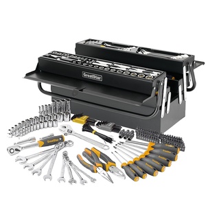 GreatStar Customized Metals Household <b>Hand</b> <b>Tool</b> Kit 183PCS Bike <b>Set</b> Box Repairing Limited Warranty - Product Image 1