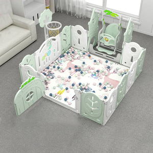 Parcs bébé de luxe multi-combinaison cour de <span class=keywords><strong>jeu</strong></span> pour tout-petits intérieur pliable <span class=keywords><strong>jeu</strong></span> cour de <span class=keywords><strong>jeu</strong></span> sécurité clôture en plastique enfants pour enfants - Product Image 3
