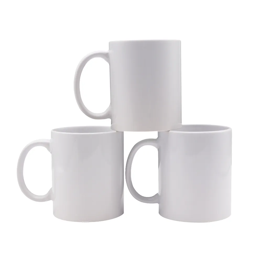 free sample coffee porcelain mug new ceramic cup and blank sublimation mugs coffee 11oz white wholesale