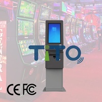 Kiosque de paiement libre-service personnalisé avec NFC, QR, SDK, terminal de rédemption de billets en métal pour jeux de compétences en ligne et parcs d'attractions, garantie 1 an