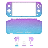 EXtremeRate Coque de remplacement complète pour manette portable NSL, finition douce au toucher, personnalisable, pour Nintendo Switch Lite