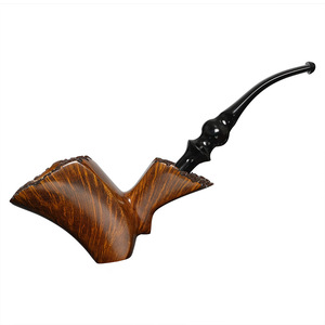 Muxiang Handmade Burl Wood Pipe Free Type Tobacco Pipe For Men Smoking Accessory - Product Image 4